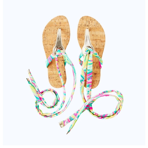 Lilly Pulitzer Shoes - {Lilly Pulitzer} NWT Harbor Sandals